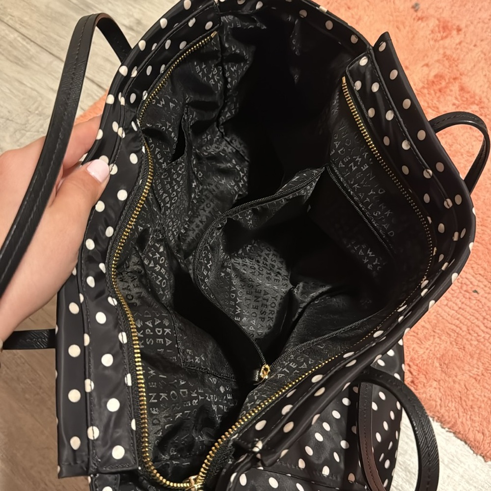Kate spade polk dot shoulder purse - Picture 4 of 5